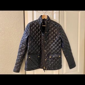 J Crew light down jacket navy size s